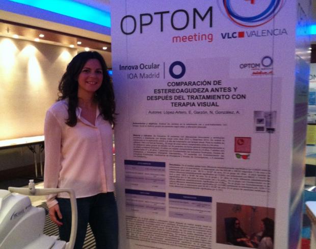Esther López Artero, de Innova Ocular, en Optom Meeting Valencia