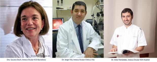 Dra. Susana Duch; Dr. Jorge Vila; Dr. Aitor Fernández
