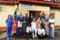 2015 11 24 Los integrantes de la expedición de Fundación La Arruzafa, antes de regresar de Malabo (Guinea Ecuatorial)