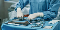 Instrumentos de cirugía esterilizados